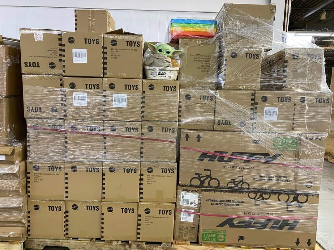 Packed toys case
