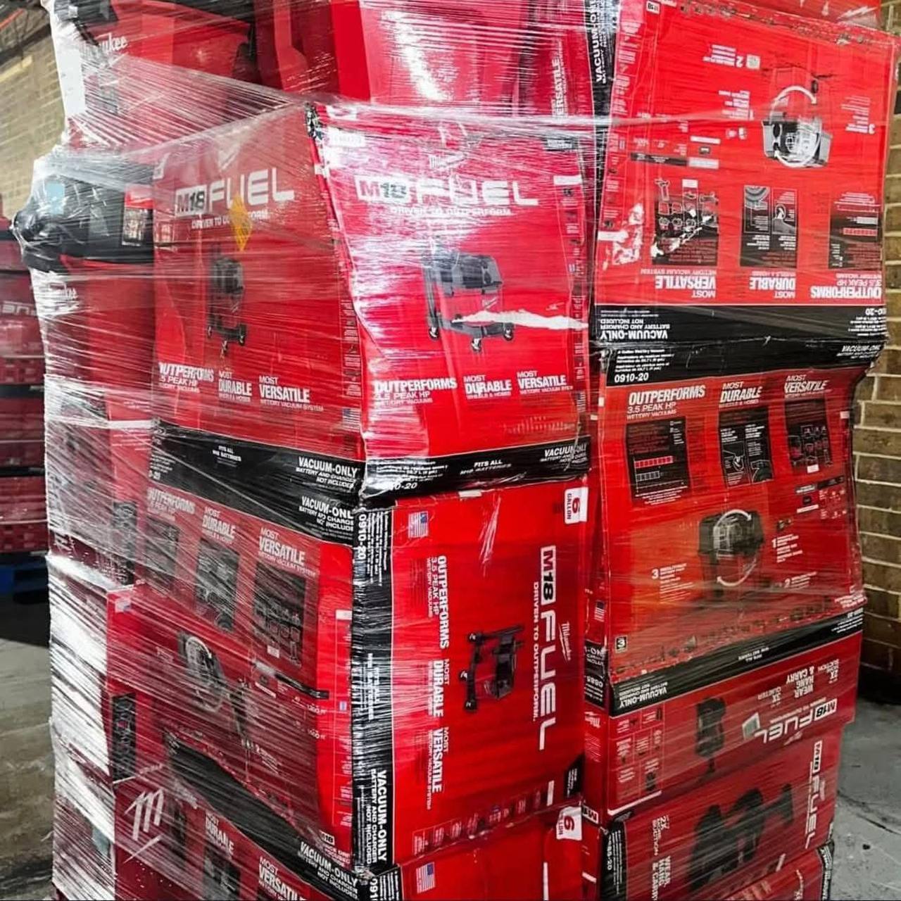 Milwaukee tools pallets